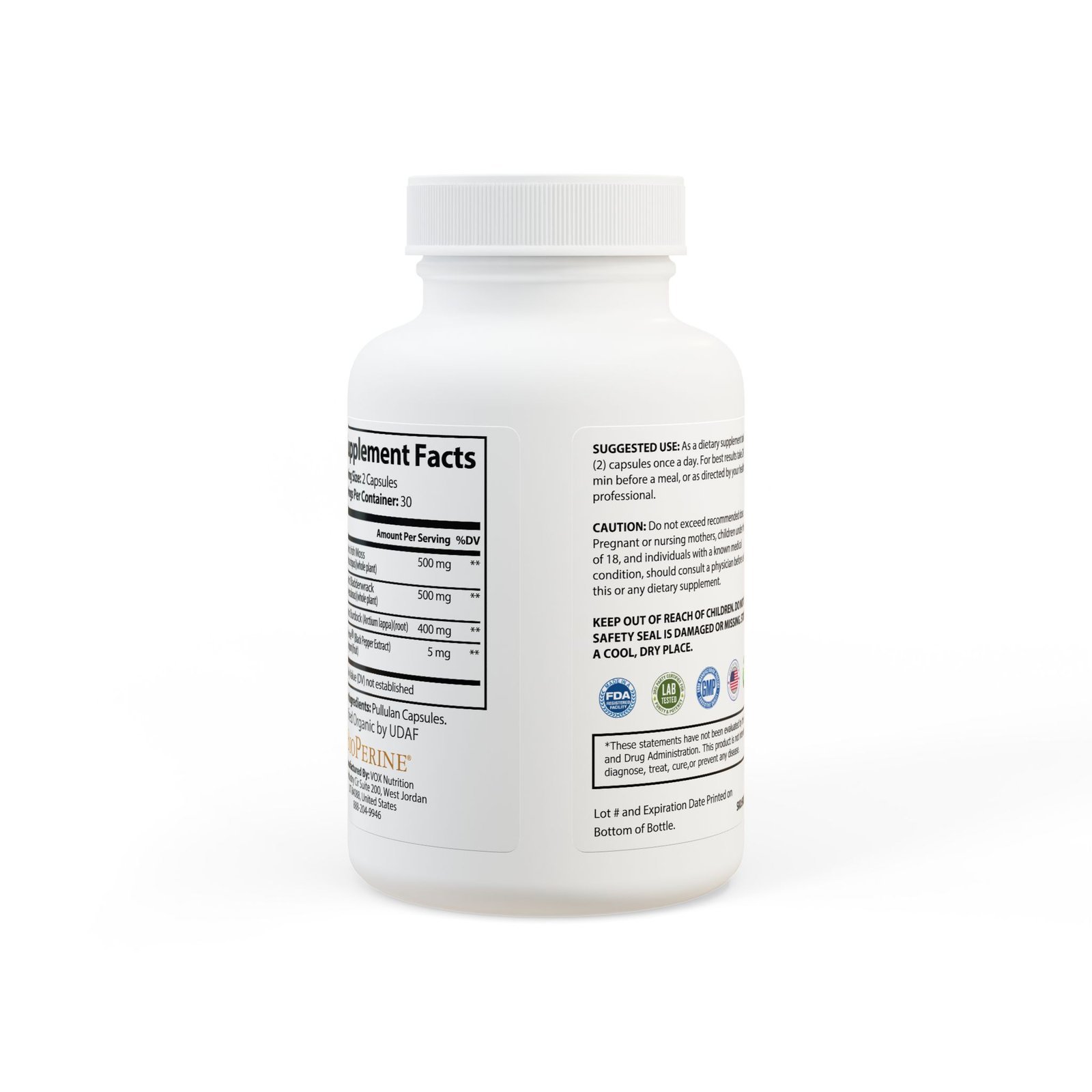 Klojo Beauty Sea Moss Supplement (60 Capsules) - Image 4