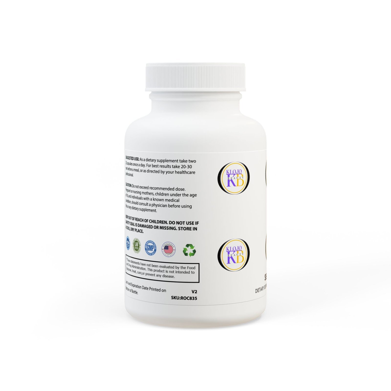 Klojo Beauty Sea Moss Supplement (60 Capsules) - Image 2