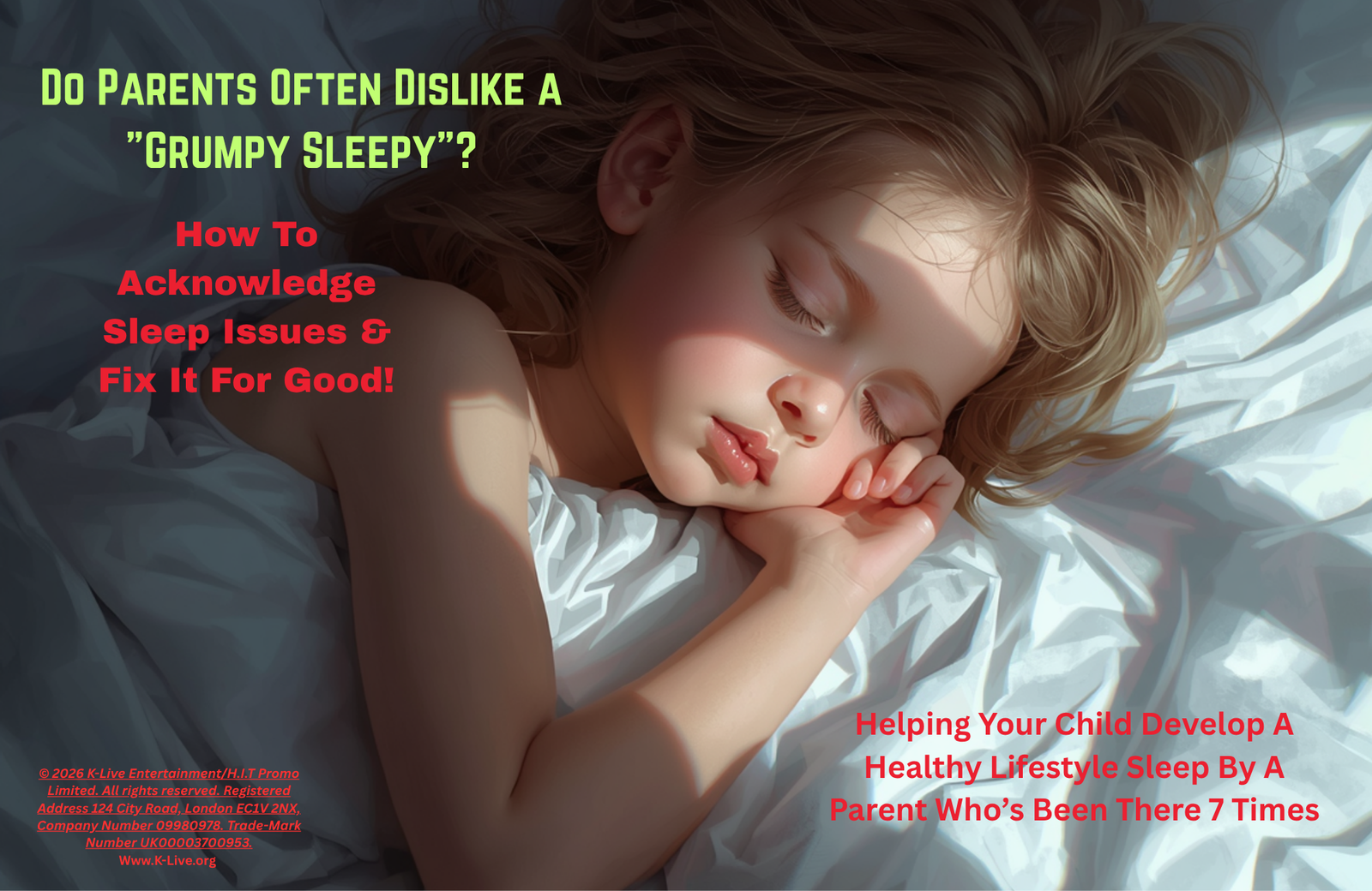 Child Sleep Guide, Healthy Lifestyle Habits, Fix Sleep Disruptors!